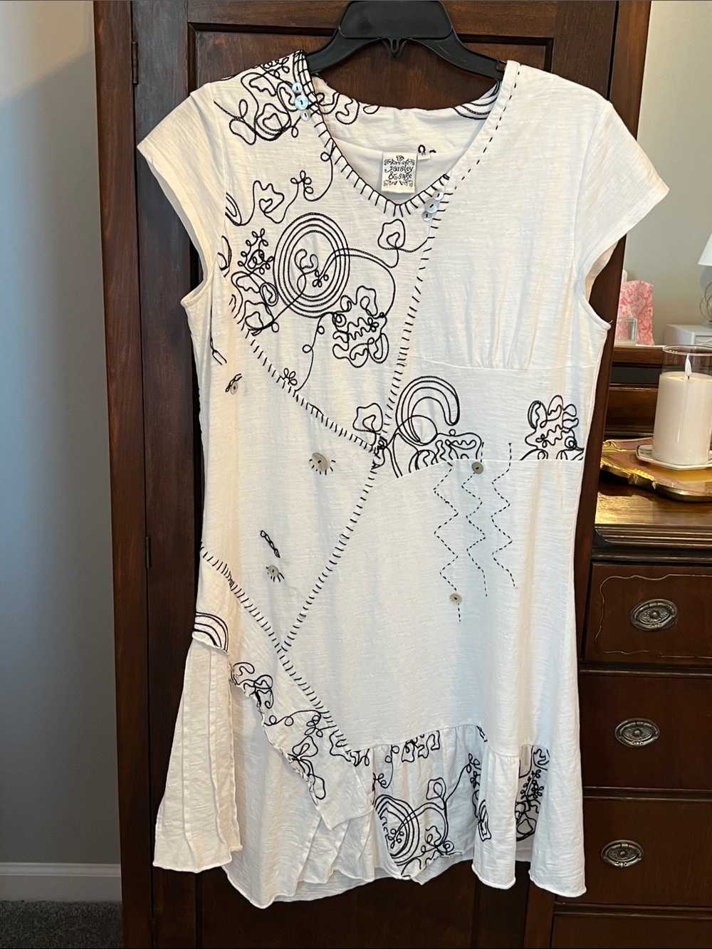 Asymmetrical hem dress by Parsley & Sage Medium.